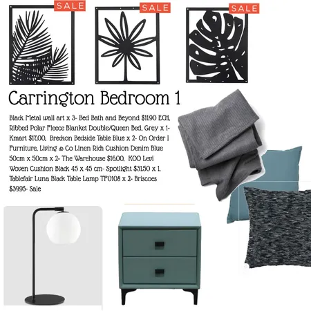 Carrington Bedroom 1 Interior Design Mood Board by lydiapayne on Style Sourcebook