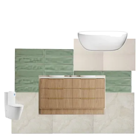 Borowski's Ensuite Interior Design Mood Board by Rachel Brine on Style Sourcebook