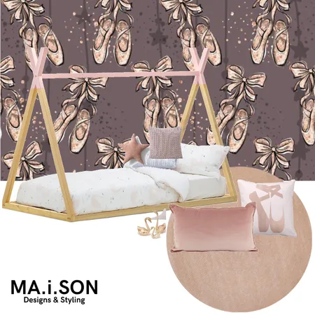 Ballerina Bedroom Interior Design Mood Board by JanetM on Style Sourcebook