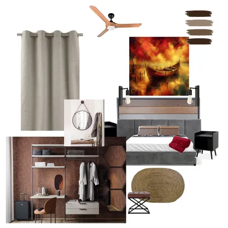 Sample Board Bedroom Queen Interior Design Mood Board by debbievdschyff@live.co.za on Style Sourcebook