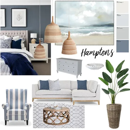 Assignment 3 - Hamptons Interior Design Mood Board by kc_rhp on Style Sourcebook