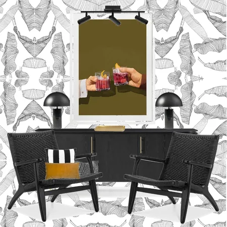 LUXURY BLACK LIVINGROOM MOODBOARD Interior Design Mood Board by welda on Style Sourcebook