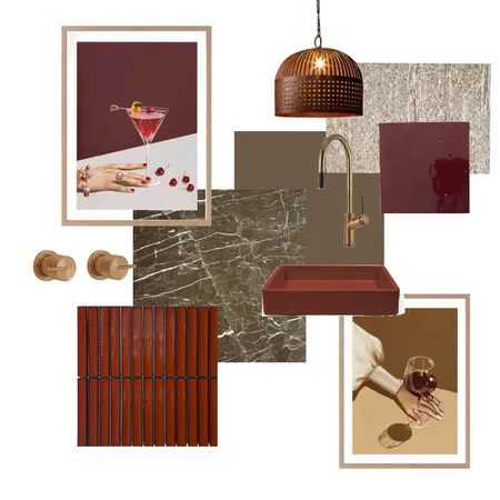 Red Wine and Brown Interior Design Mood Board by ellie.sawyer317 on Style Sourcebook