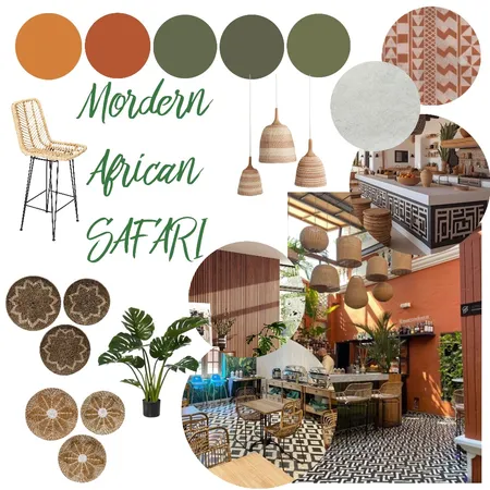 Modern African Safari Interior Design Mood Board by Lisetheriault7@gmail.com on Style Sourcebook