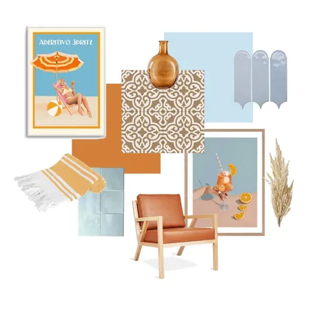 Orange and Blue Interior Design Mood Board by ellie.sawyer317 on Style Sourcebook