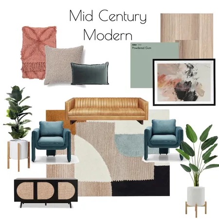 Midcentury modern Interior Design Mood Board by Emmaisthebest on Style Sourcebook