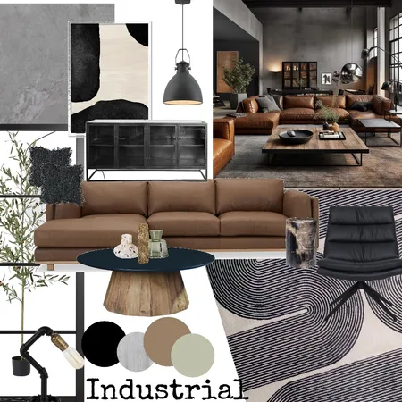 Industrial Mood Board Interior Design Mood Board by amandaschrock on Style Sourcebook