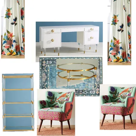 Anthro office 2 Interior Design Mood Board by Jennjonesdesigns@gmail.com on Style Sourcebook