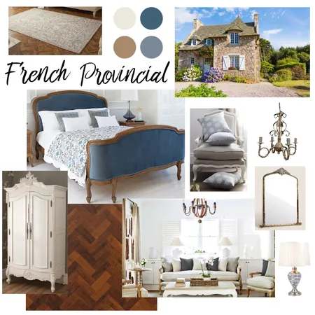 French Provincial Interior Design Mood Board by CazCarter on Style Sourcebook