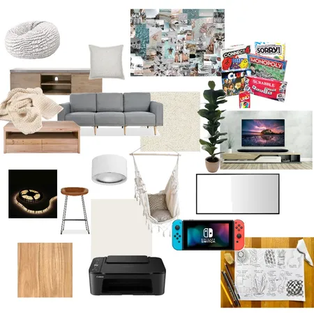 games room Interior Design Mood Board by jessduffy on Style Sourcebook