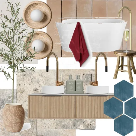 Ensuite Interior Design Mood Board by Bianco Design Co on Style Sourcebook