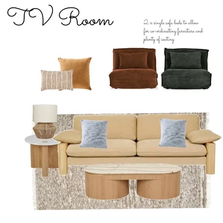 TV Room - Caramel, timber and marbel Interior Design Mood Board by LaraMcc on Style Sourcebook