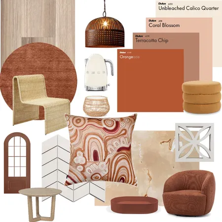 Creative Red Interior Design Mood Board by Abbey Payet on Style Sourcebook