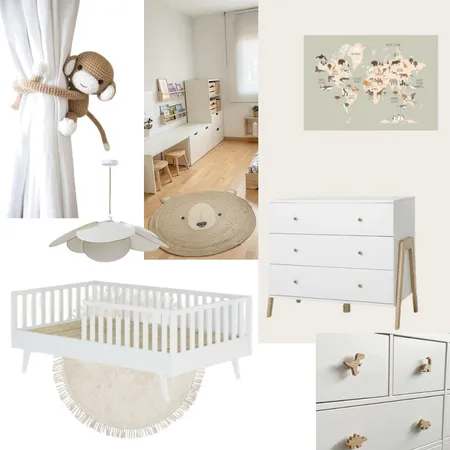 Chambre enfant Raspail 2 Interior Design Mood Board by tidiora on Style Sourcebook