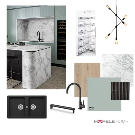 Mint kitchen Interior Design Mood Board by Häfele Home on Style Sourcebook