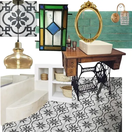 banovintageacqua Interior Design Mood Board by JULIETARANDA on Style Sourcebook