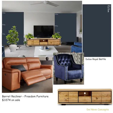 Jodies Lounge room Interior Design Mood Board by De Novo Concepts on Style Sourcebook