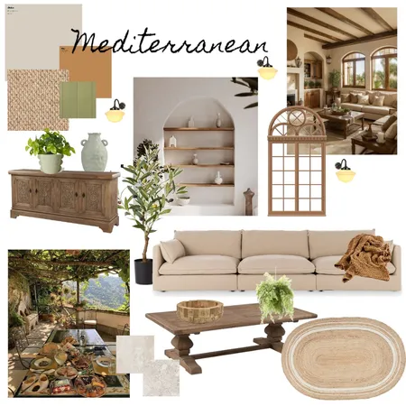 Mediterranean Mood Board Interior Design Mood Board by eleanornich17@gmail.com on Style Sourcebook