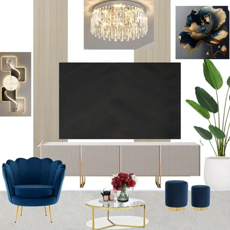 Family Living Interior Design Mood Board by LUX WEST I.D. on Style Sourcebook