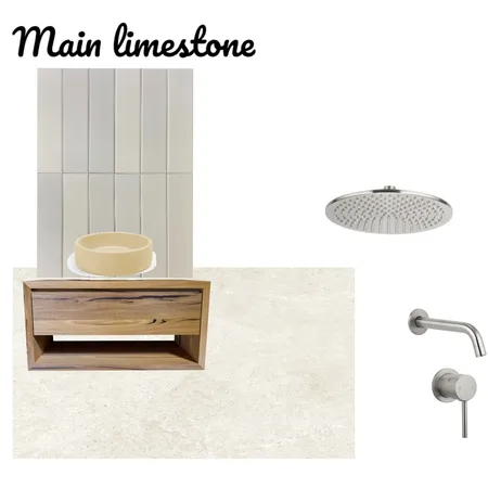 Main Bathroom - limestone Interior Design Mood Board by banksiacottage on Style Sourcebook