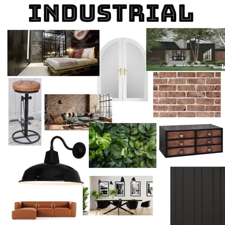 Industrial Moodboard Interior Design Mood Board by staycation on Style Sourcebook