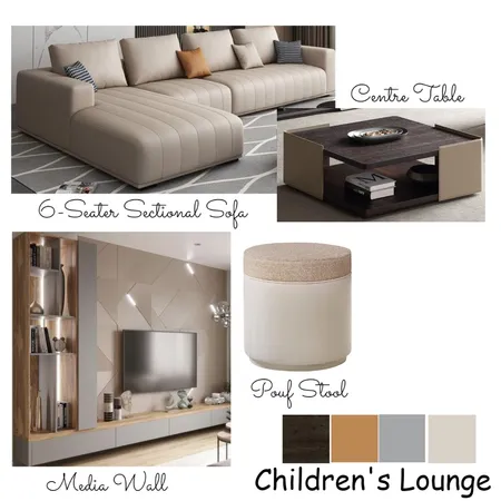 Children Lounge Interior Design Mood Board by Oeuvre Designs 2 on Style Sourcebook