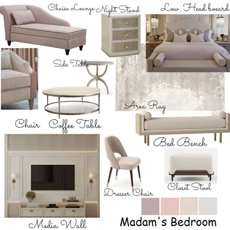 madam's bedroom 2 Interior Design Mood Board by Oeuvre Designs 2 on Style Sourcebook