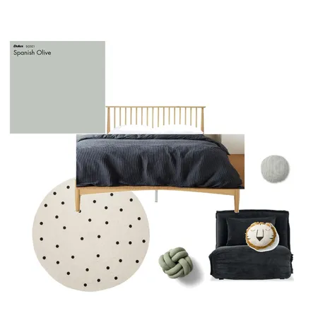 Jackson bedroom Interior Design Mood Board by Kate Halpin Design on Style Sourcebook