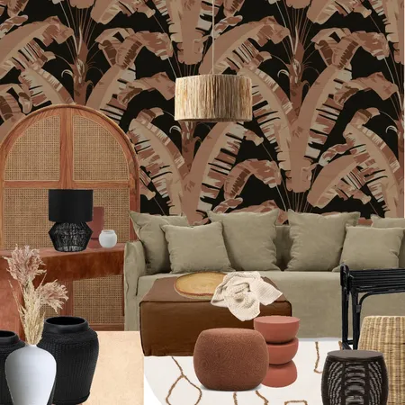 Grace Garrett Palma Glamour Wallpaper Interior Design Mood Board by Grace Garrett on Style Sourcebook