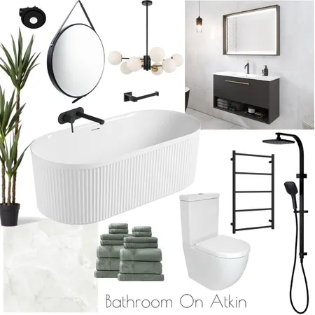 Bathroom On Atkin 3 Interior Design Mood Board by Natalie Holland on Style Sourcebook