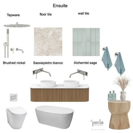 Winnie and Ben Ensuite Interior Design Mood Board by Perla Interiors on Style Sourcebook