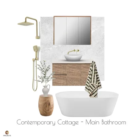 Contemporary Cottage Main Bathroom Interior Design Mood Board by DKB PROJECTS on Style Sourcebook