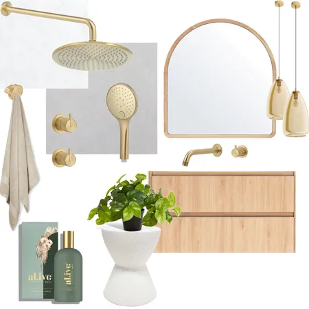 Evelyn Tea - Bathroom Brass Interior Design Mood Board by Helena@abi-international.com.au on Style Sourcebook