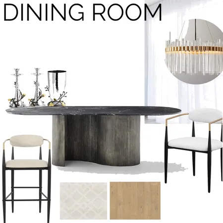 Dining Room Interior Design Mood Board by dalya.almurad@gmail.com on Style Sourcebook