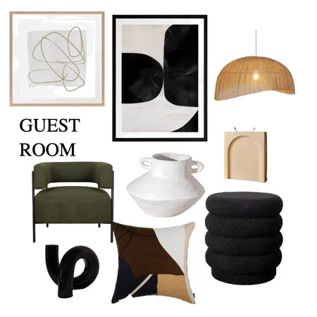 Guest room Interior Design Mood Board by KatDesigns on Style Sourcebook