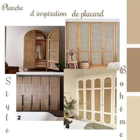 planche placard style boho Interior Design Mood Board by fatoumi on Style Sourcebook