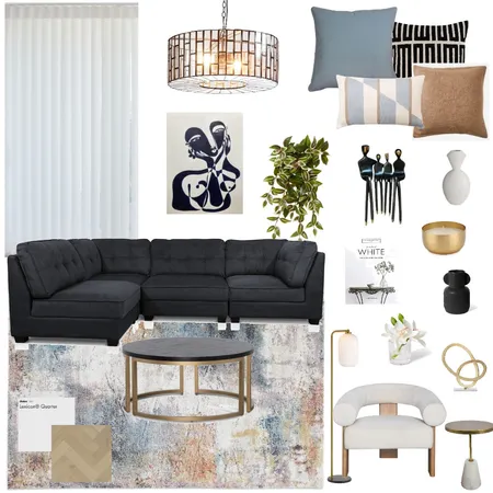 Living Room Interior Design Mood Board by CW Curations on Style Sourcebook