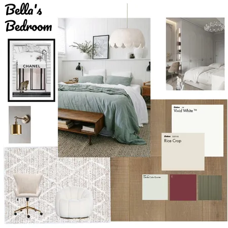 Bella's bedroom Interior Design Mood Board by JLK on Style Sourcebook