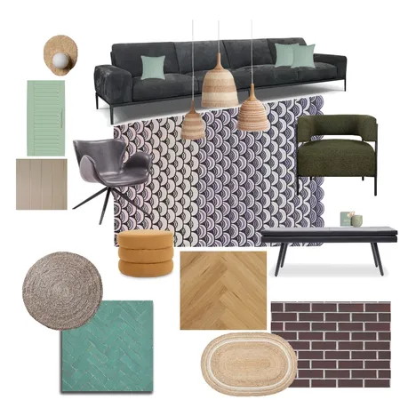 Triadic Interior Design Mood Board by WellnessByDesign on Style Sourcebook