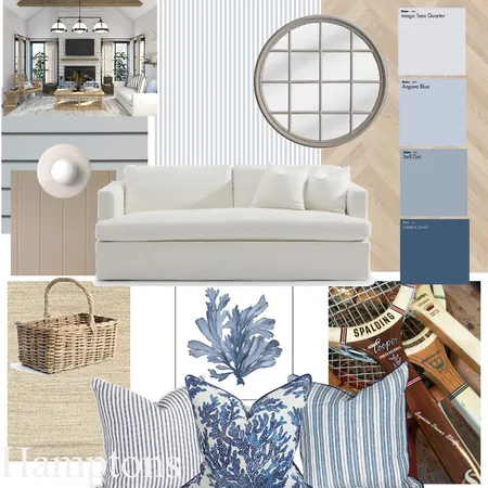 The Hamptons Interior Design Mood Board by Courtney Hazbic Interiors on Style Sourcebook