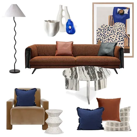 Contemporary living Interior Design Mood Board by Manea Interior Design & Styling on Style Sourcebook