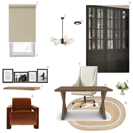 Sample Board-Study Room 1 Interior Design Mood Board by Shanina94 on Style Sourcebook