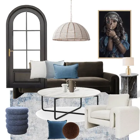 MOODY LIVING ROOM Interior Design Mood Board by Mood Indigo Styling on Style Sourcebook