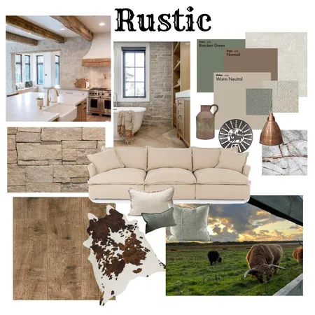 Rustic Interior Design Mood Board by Rayna.MayberryDesign on Style Sourcebook