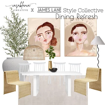 JL  x Casablanca Creative Dining Refresh Interior Design Mood Board by Casablanca Creative on Style Sourcebook