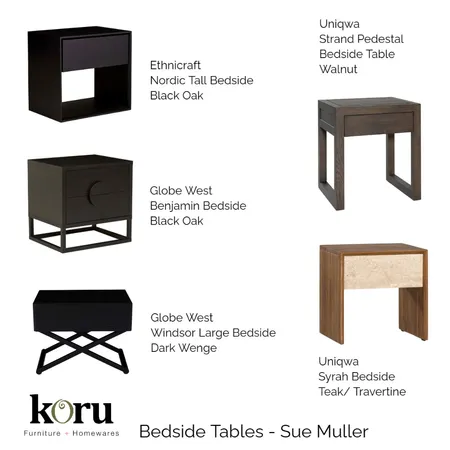 Bedside Tables - Sue Muller Interior Design Mood Board by bronteskaines on Style Sourcebook