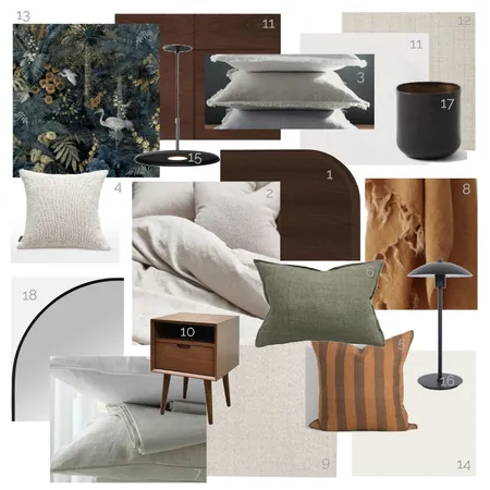 Master Bedroom Sample Board Interior Design Mood Board by katemclachlan27 on Style Sourcebook