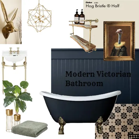 Room Specific - Modern Victorian Bathroom Interior Design Mood Board by ZuriDesigns on Style Sourcebook