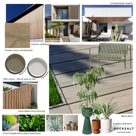 Exterior Facade Interior Design Mood Board by Habitat Colour and Design on Style Sourcebook