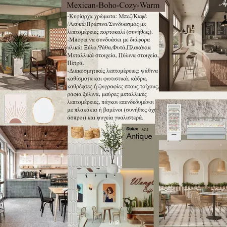 mexican boho coffee Interior Design Mood Board by Feniakravariti on Style Sourcebook